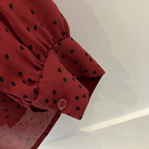 L’Agence Polka Dot Silk Blouse - Picture 14 of 16